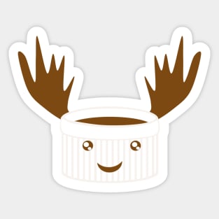 Moose Mousse (no text) Sticker